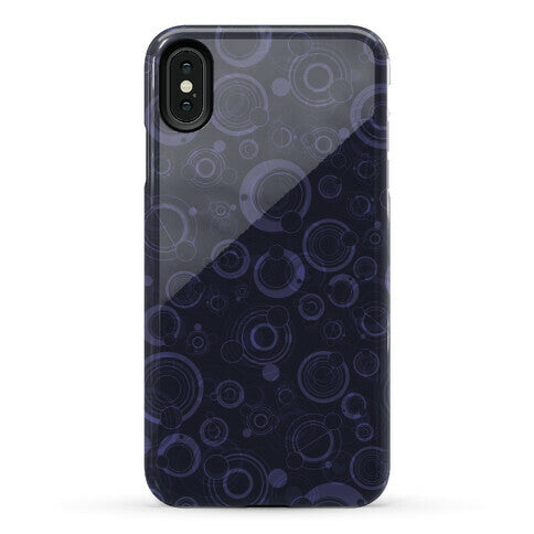 Gallifreyan Text Pattern Phone Case